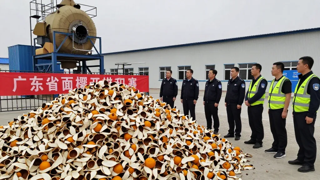 執法現場，假冒陳皮被沒收銷毀