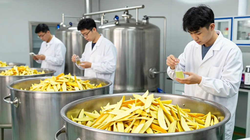 生物實驗室，柑肉發酵轉化為有機肥和酵素產品