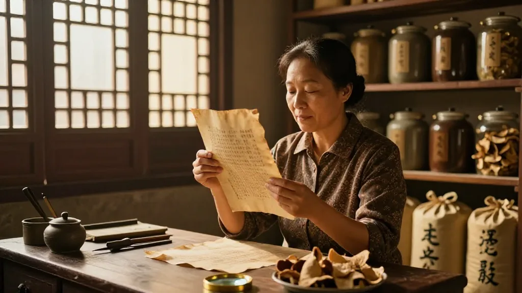 午后陳化倉，阿瑩姐取出十五年陳皮讓人品聞