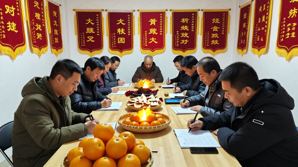 第九屆陳皮村預售季簽約儀式現場