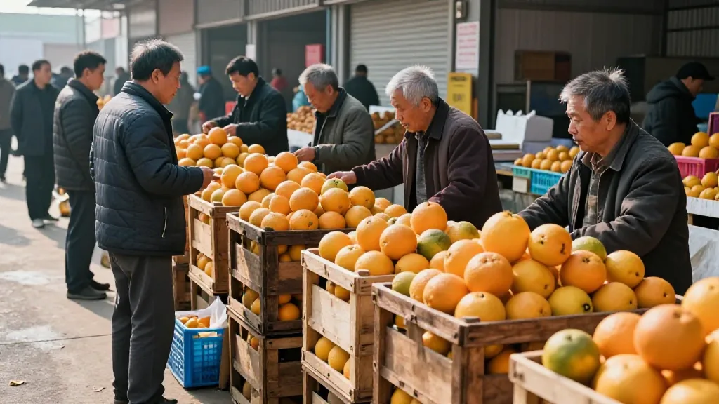 新會陳皮批发市場柑季開秤