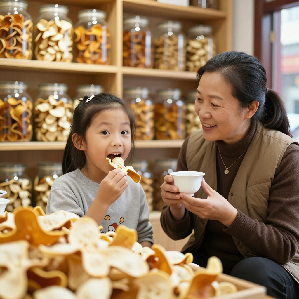 華裔小姑娘在新會陳皮店裡第一次嘗到陳皮回甘