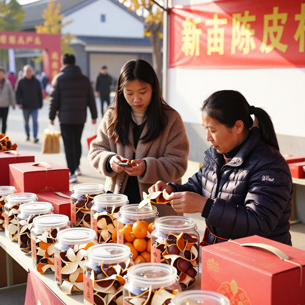 豐收節裡的新會陳皮村：霞姐、滢滢和一張守｜新會陳皮專題配圖